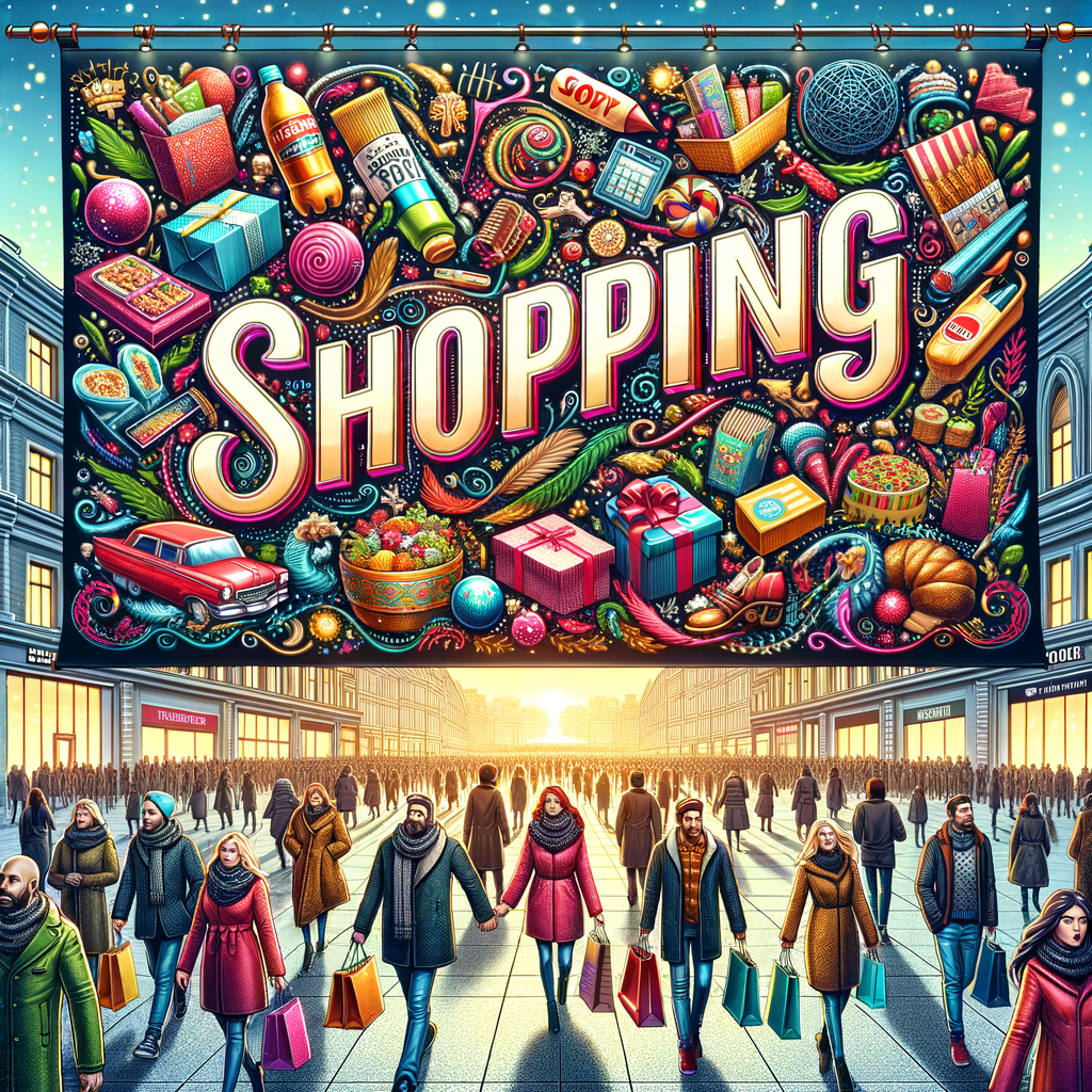 create a shopping banener